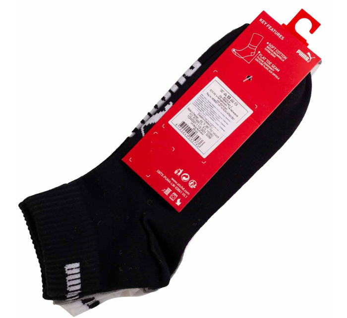 Puma 3Pack ponožky 90798901 Grey/Black/White