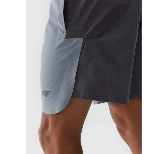 Pánské sportovní rychleschnoucí šortky 4F - šedé