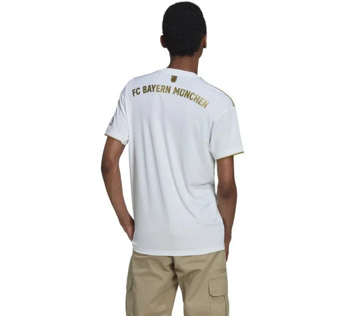 Pánske tričko FC Bayern JSY M HI3886 White with gold - Adidas