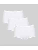 Dámské kalhotky model 16972513 Basic+ Maxi 3P bílé - Sloggi Dámské kalhotky model 16972513 Basic+ Maxi 3P bílé - Sloggi