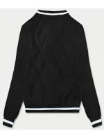 Čierna dámska bunda typu bomber (16M9070-392)