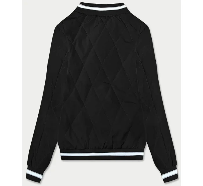 Čierna dámska bunda typu bomber (16M9070-392)