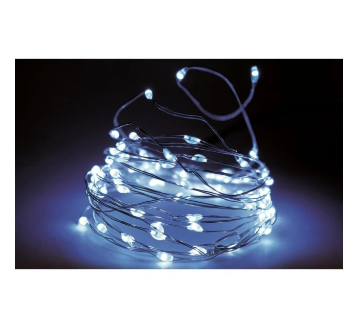 DRÔTENÉ SVETLÁ GIRLANDA 240 VIEDOL STUDENÁ BIELA