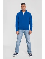 Fruit of the Loom Iconic Premium Zip Neck Sweat Ťažká mikina s 1/4 zipsom 16.2288 kráľovská modrá