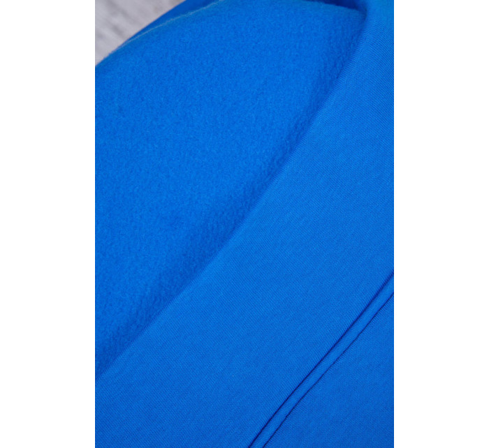 Zateplená súprava s mikinou s kapucňou nevädzovo modrá