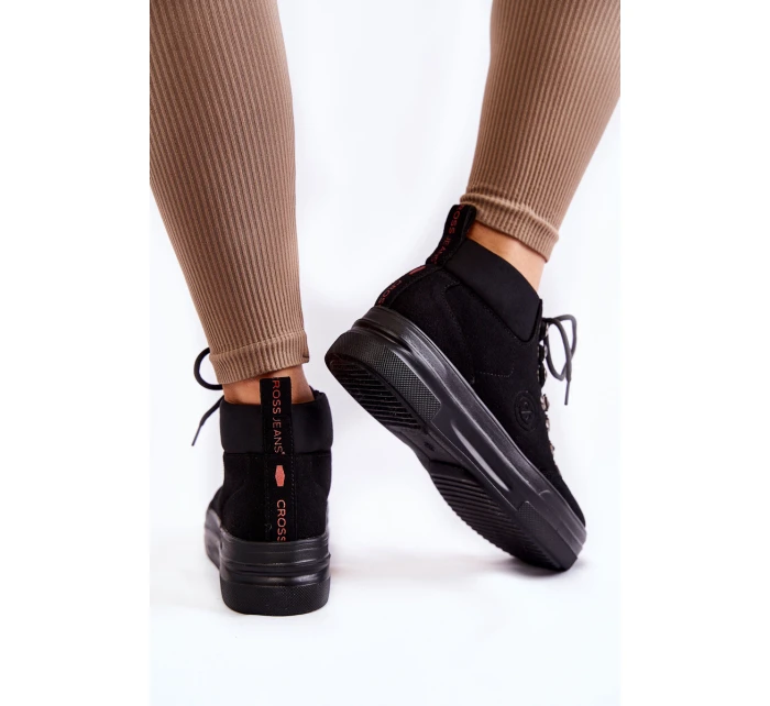 Botki Trapery Cross Jeans KK2R4074C Czarne