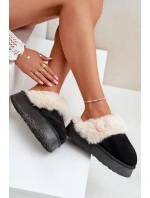 Dámské Sněhule Na Silné Podešvi S Kožíškem Černé model 21677958 - Boto