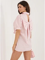 IT košeľa KS 18989.17 biela ružová