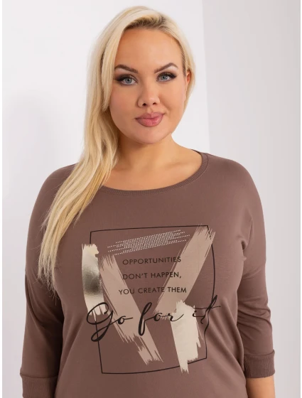 Blúzka RV BZ 8981.31P hnedá