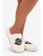 Dámske kožušinové papuče so srdcom - sivé Amandra Dámske kožušinové papuče so srdcom - sivé Amandra