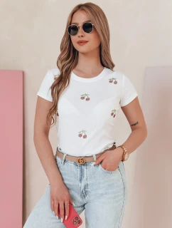 Dámske tričko CHERRYDUST cherry white FashionStreet RY2853