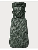 Dámska ľahká vesta so zlatým zipsom Goodlookin khaki (B8586/B8587-11) Dámska ľahká vesta so zlatým zipsom Goodlookin khaki (B8586/B8587-11)