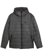 Pánska zateplená bunda Puma ESS s kapucňou Grey 685211 44 Muži