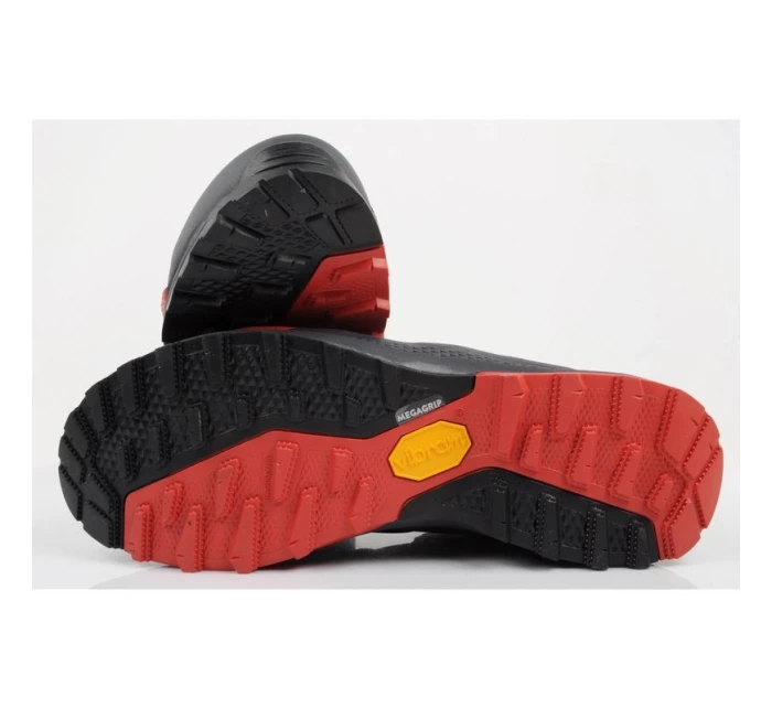 Aku pánska turistická členková obuv Rocket Gore-tex sivá červená