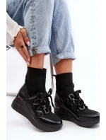 Dámské Botky Na Se Černé model 21638517 - Boto Dámské Botky Na Se Černé model 21638517 - Boto