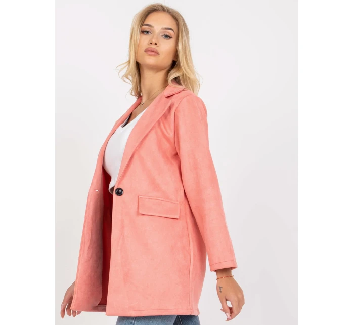 Dámske sako DHJ MA 15286 broskyňové