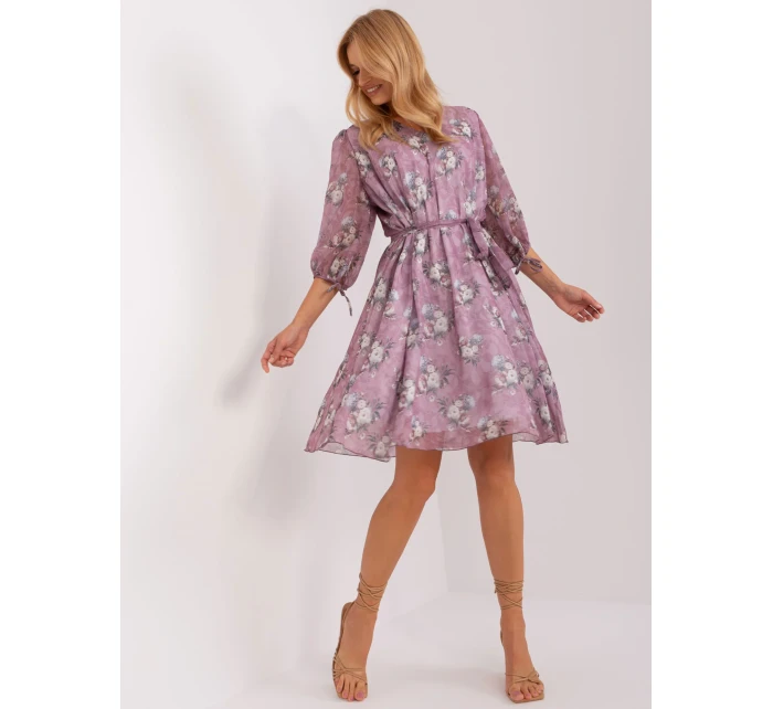LK SK 509388 šaty.88 fialová