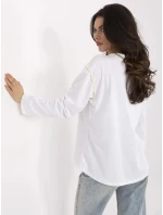 Blúzka MI BZ M6169.03 bielo žltá