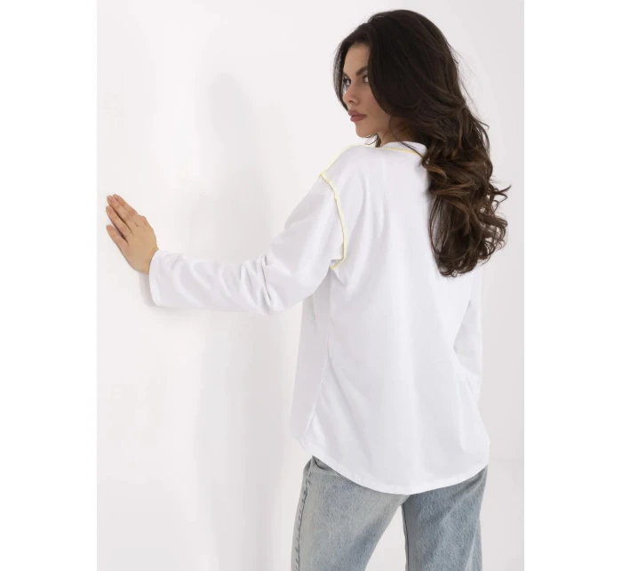 Blúzka MI BZ M6169.03 bielo žltá