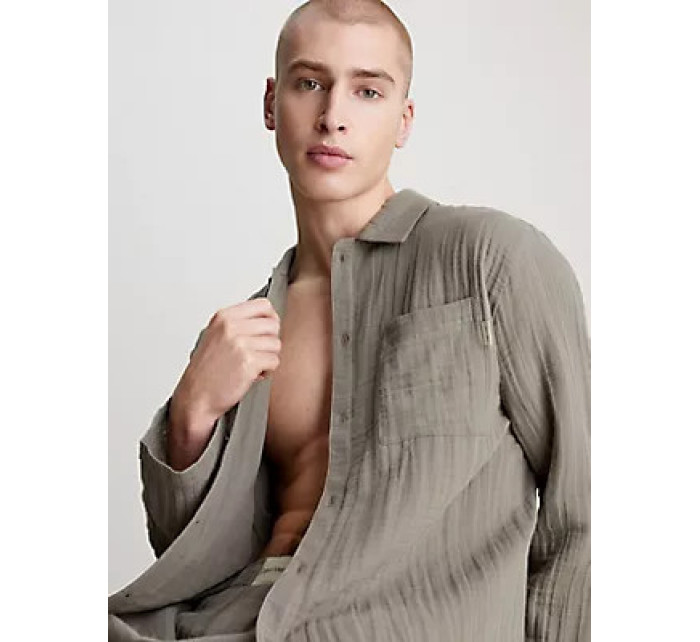 Spodné prádlo Pánsky L/S PANT SET 000NM2590ELKR - Calvin Klein