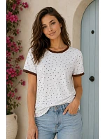 model 22180219 BLOUSE - OFF PINK