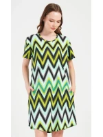 Dámské domácí šaty s krátkým rukávem model 20911416 - Vienetta