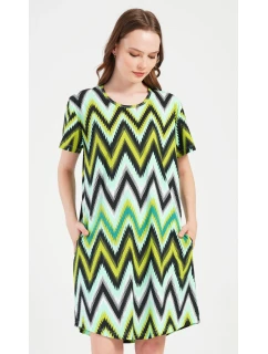 Dámské domácí šaty s krátkým rukávem model 20911416 - Vienetta