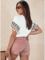 Dámske šortky CITYCHIC light pink FashionStreet SY0348