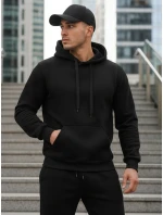 Pánska čierna mikina FashionStreet BX5914