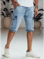 Pánske džínsové šortky modré Dstreet SX2553