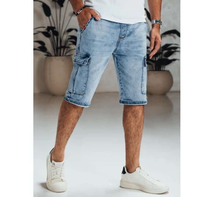 Pánske džínsové šortky modré Dstreet SX2553