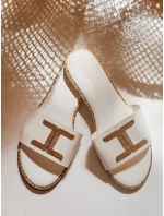 Dámske žabky GOLDISH white FashionStreet ZY0940