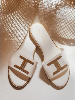 Dámske žabky GOLDISH white FashionStreet ZY0940