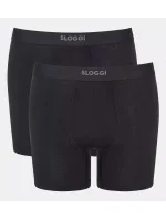 Pánske boxerky EVER Ease Short 2P - BLACK - black 0004 - SLOGGI Pánske boxerky EVER Ease Short 2P - BLACK - black 0004 - SLOGGI