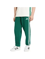 Pánske nohavice adidas Essentials 3-Stripes Fleece Tapered Cuffed zelené KY4129 Pánske nohavice adidas Essentials 3-Stripes Fleece Tapered Cuffed zelené KY4129