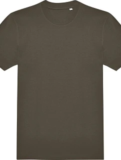 B&C #E220 Tričko z hrubej bavlny 01.011T khaki