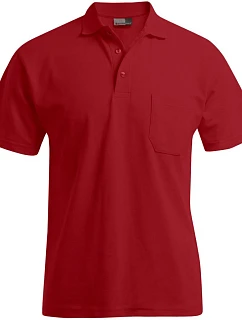 Promodoro 4100 Pánske polo s náprsným vreckom Heavy Piqué 40.4100 ohnivo červené