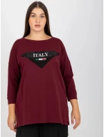 Blúzka VI BZ 2911.82P tmavo fialová