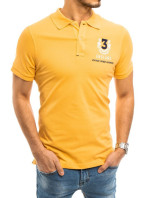 Pánske žlté polo tričko Dstreet PX0358