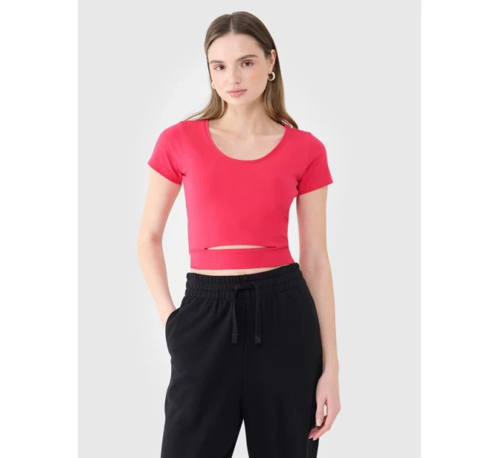 Dámské hladké tričko model 21436852 - 4F Dámské hladké tričko model 21436852 - 4F