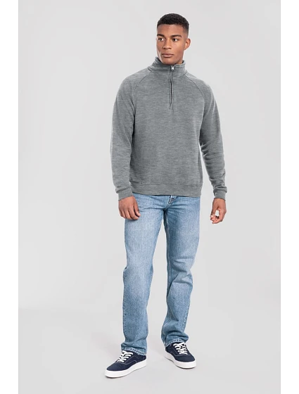 Iconic Premium Zip Neck Sweat Těžká mikina s 1/4 zipem heather model 22459619 - Fruit of the Loom Iconic Premium Zip Neck Sweat Těžká mikina s 1/4 zipem heather model 22459619 - Fruit of the Loom
