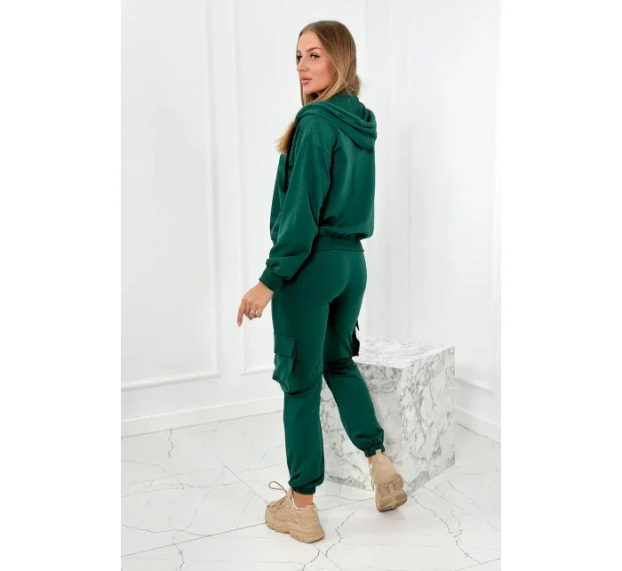 Set 3 v 1 mikina + top + nohavice zelený Set 3 v 1 mikina + top + nohavice zelený