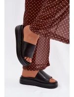 Dámské nazouváky na platformě Černé Tanelisse Dámské nazouváky na platformě Černé Tanelisse