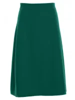 model 18001940 Midi sukně áčkového střihu zelená - STYLOVE