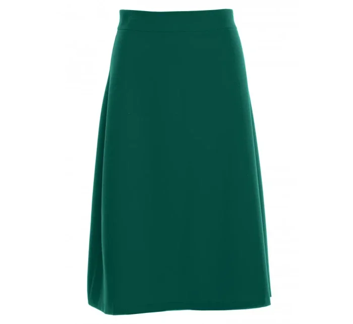 model 18001940 Midi sukně áčkového střihu zelená - STYLOVE