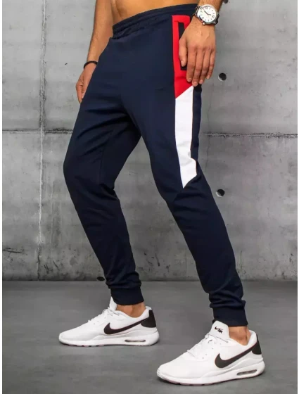 Pánské tmavě modré tepláky Dstreet model 21963047 - FashionStreet Pánské tmavě modré tepláky Dstreet model 21963047 - FashionStreet