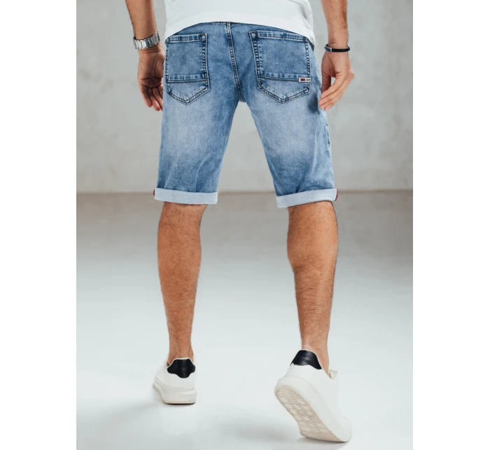 Pánske džínsové šortky modré Dstreet SX2563