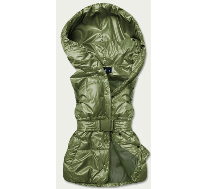 Zelená dámská oversize vesta model 17099462 - KAMADA