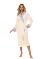 Dámský župan 2409 model 20976368 cream - L&L Dámský župan 2409 model 20976368 cream - L&L