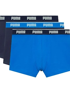 Pánské boxerky balení po 3 tmavě modré, modré 06 model 22292634 - Puma